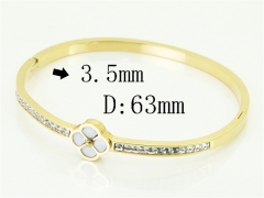 HY Wholesale Bangles Jewelry Stainless Steel 316L Fashion Bangle-HY04B0090HKS