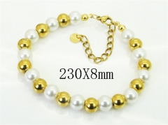 HY Wholesale Bracelets 316L Stainless Steel Jewelry Bracelets-HY41B0247HJX