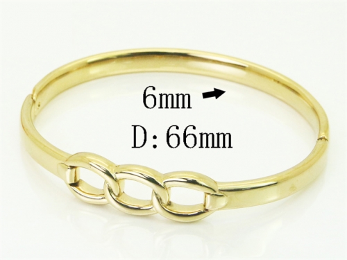 HY Wholesale Bangles Jewelry Stainless Steel 316L Fashion Bangle-HY04B0033HKW