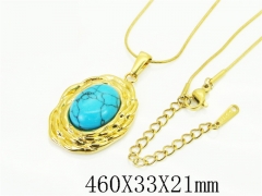 HY Wholesale Stainless Steel 316L Jewelry Hot sale Necklaces-HY48N0128ZML