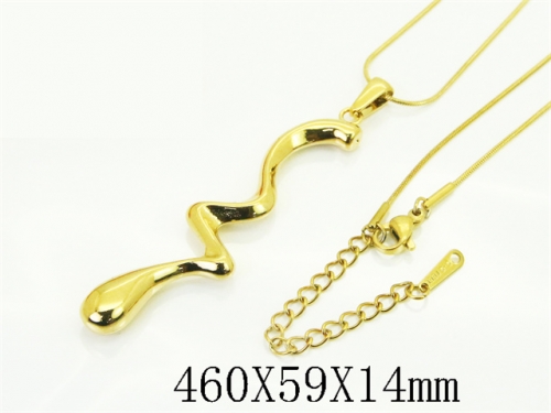 HY Wholesale Stainless Steel 316L Jewelry Hot sale Necklaces-HY48N0123MS