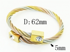 HY Wholesale Bangles Jewelry Stainless Steel 316L Fashion Bangle-HY38B1000HJB