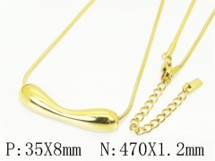 HY Wholesale Stainless Steel 316L Jewelry Hot sale Necklaces-HY30N0396OL