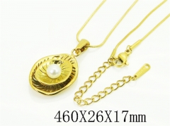 HY Wholesale Stainless Steel 316L Jewelry Hot sale Necklaces-HY48N0129XML