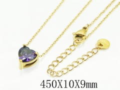 HY Wholesale Stainless Steel 316L Jewelry Hot sale Necklaces-HY25N0203HID