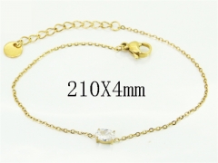 HY Wholesale Bracelets 316L Stainless Steel Jewelry Bracelets-HY25B0455DNL