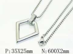 HY Wholesale Stainless Steel 316L Jewelry Hot sale Necklaces-HY49N0011ME