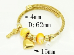 HY Wholesale Bangles Jewelry Stainless Steel 316L Fashion Bangle-HY38B0974HIR