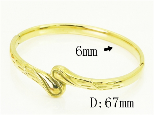 HY Wholesale Bangles Jewelry Stainless Steel 316L Fashion Bangle-HY04B0077HLD