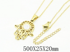 HY Wholesale Stainless Steel 316L Jewelry Hot sale Necklaces-HY30N0321OR