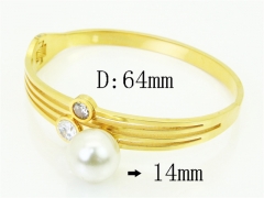 HY Wholesale Bangles Jewelry Stainless Steel 316L Fashion Bangle-HY64B1764HJA