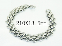 HY Wholesale Bracelets 316L Stainless Steel Jewelry Bracelets-HY61B0638SOL