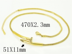 HY Wholesale Stainless Steel 316L Jewelry Hot sale Necklaces-HY80N1049PX