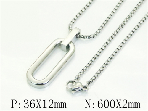 HY Wholesale Stainless Steel 316L Jewelry Hot sale Necklaces-HY49N0023MS