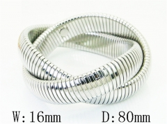 HY Wholesale Bangles Jewelry Stainless Steel 316L Fashion Bangle-HY28B0146ITT