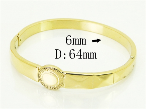 HY Wholesale Bangles Jewelry Stainless Steel 316L Fashion Bangle-HY04B0079HKD