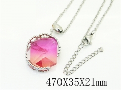 HY Wholesale Stainless Steel 316L Jewelry Hot sale Necklaces-HY92N0242MG