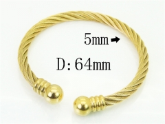 HY Wholesale Bangles Jewelry Stainless Steel 316L Fashion Bangle-HY38B0987HID