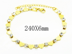 HY Wholesale Bracelets 316L Stainless Steel Jewelry Bracelets-HY61B0637OE