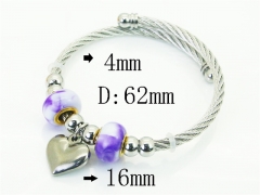 HY Wholesale Bangles Jewelry Stainless Steel 316L Fashion Bangle-HY38B0968OZ