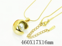 HY Wholesale Stainless Steel 316L Jewelry Hot sale Necklaces-HY48N0153EML