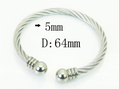 HY Wholesale Bangles Jewelry Stainless Steel 316L Fashion Bangle-HY38B0984OS