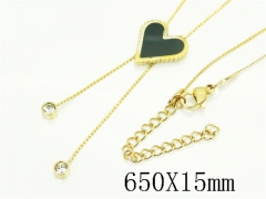 HY Wholesale Stainless Steel 316L Jewelry Hot sale Necklaces-HY62N0571LU