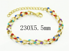 HY Wholesale Bracelets 316L Stainless Steel Jewelry Bracelets-HY61B0643YOL