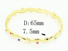 HY Wholesale Bangles Jewelry Stainless Steel 316L Fashion Bangle-HY30B0285HKF