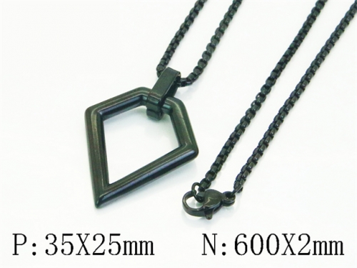 HY Wholesale Stainless Steel 316L Jewelry Hot sale Necklaces-HY49N0013XML