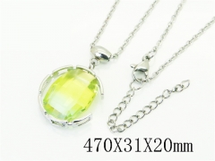 HY Wholesale Stainless Steel 316L Jewelry Hot sale Necklaces-HY92N0244MR