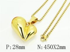 HY Wholesale Stainless Steel 316L Jewelry Hot sale Necklaces-HY74N0293ENL