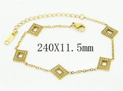 HY Wholesale Bracelets 316L Stainless Steel Jewelry Bracelets-HY30B0266HEE