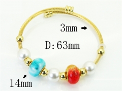 HY Wholesale Bangles Jewelry Stainless Steel 316L Fashion Bangle-HY38B0962PC