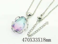 HY Wholesale Stainless Steel 316L Jewelry Hot sale Necklaces-HY92N0240MC