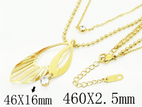 HY Wholesale Stainless Steel 316L Jewelry Hot sale Necklaces-HY32N0928HFF