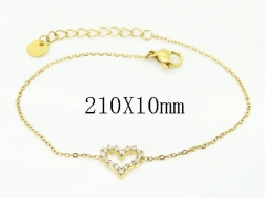 HY Wholesale Bracelets 316L Stainless Steel Jewelry Bracelets-HY25B0425HIL