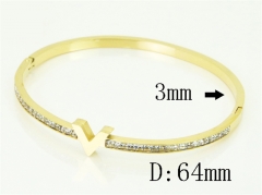 HY Wholesale Bangles Jewelry Stainless Steel 316L Fashion Bangle-HY04B0056HKX