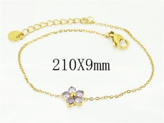 HY Wholesale Bracelets 316L Stainless Steel Jewelry Bracelets-HY25B0420HIL