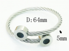 HY Wholesale Bangles Jewelry Stainless Steel 316L Fashion Bangle-HY38B1002PC