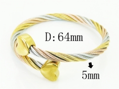 HY Wholesale Bangles Jewelry Stainless Steel 316L Fashion Bangle-HY38B0998HKD