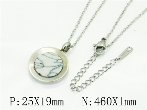 HY Wholesale Stainless Steel 316L Jewelry Hot sale Necklaces-HY56N0113NS