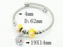 HY Wholesale Bangles Jewelry Stainless Steel 316L Fashion Bangle-HY38B0970HFF