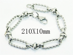 HY Wholesale Bracelets 316L Stainless Steel Jewelry Bracelets-HY61B0626OB