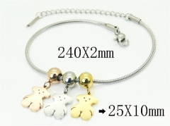 HY Wholesale Bracelets 316L Stainless Steel Jewelry Bracelets-HY02B0122HHD