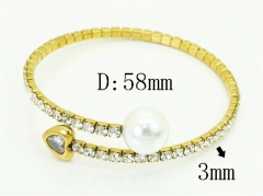 HY Wholesale Bangles Jewelry Stainless Steel 316L Fashion Bangle-HY59B0385HIC