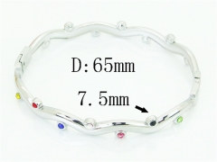 HY Wholesale Bangles Jewelry Stainless Steel 316L Fashion Bangle-HY30B0283HIC