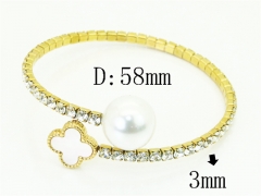 HY Wholesale Bangles Jewelry Stainless Steel 316L Fashion Bangle-HY59B0376HID