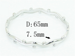 HY Wholesale Bangles Jewelry Stainless Steel 316L Fashion Bangle-HY30B0282HIV