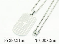 HY Wholesale Stainless Steel 316L Jewelry Hot sale Necklaces-HY49N0020MX